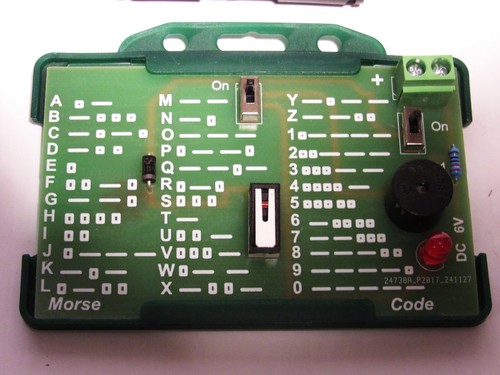 Morse code practice sounder - practice,